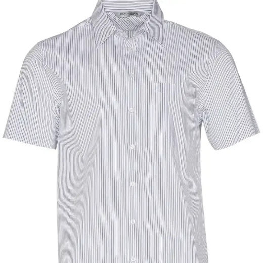 Picture of Winning Spirit, Mens Ticking Stripe S/S Shirt